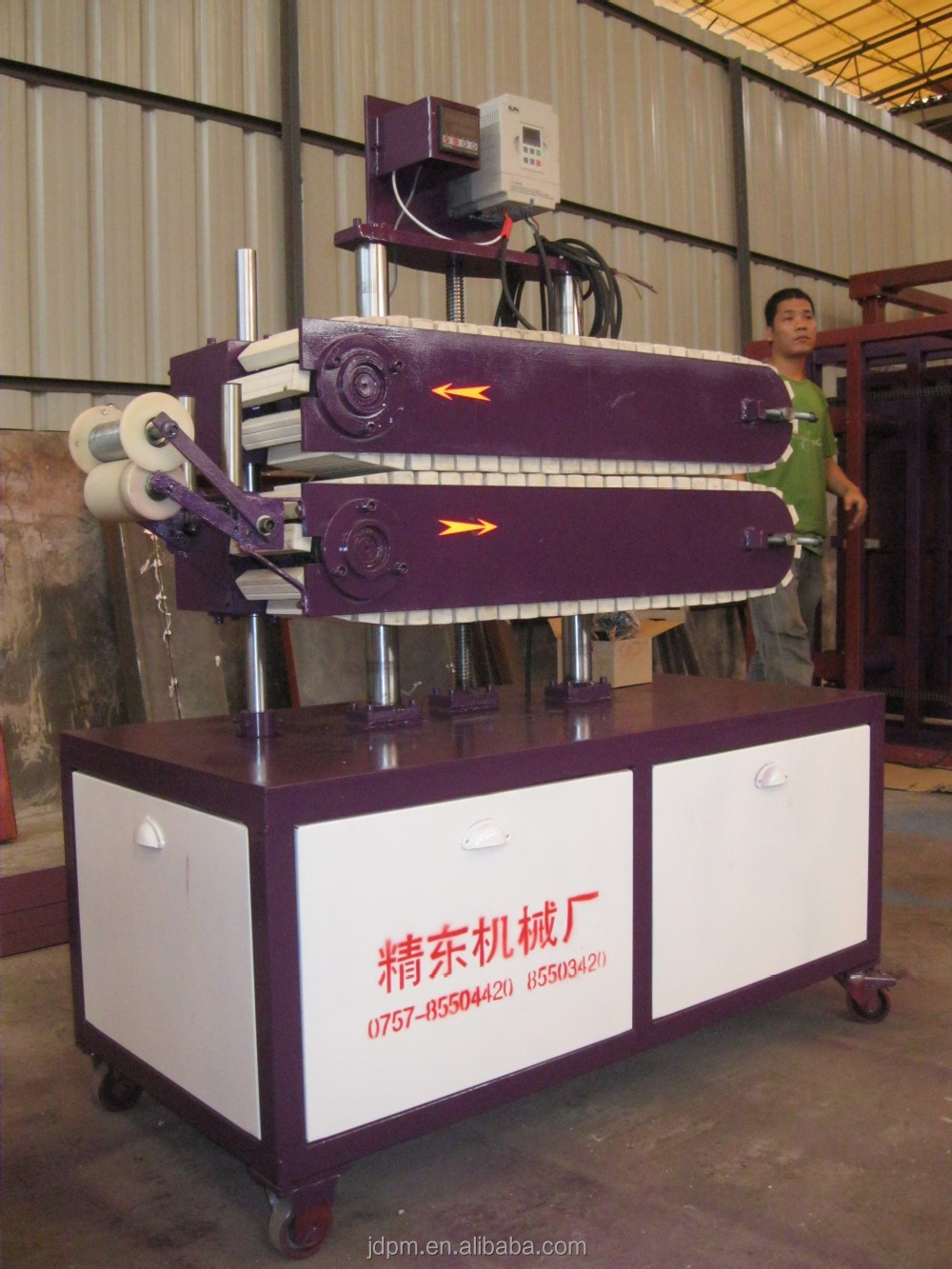 新しい押出機ラインSJ55/30シングルカラープラスチック家具籐機仕入れ・メーカー・工場