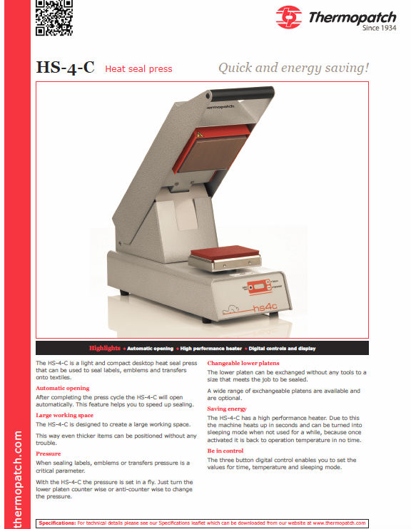 Thermopatch Heat Seal Machines Buy Heat Seal Machines Thermopatch Product on