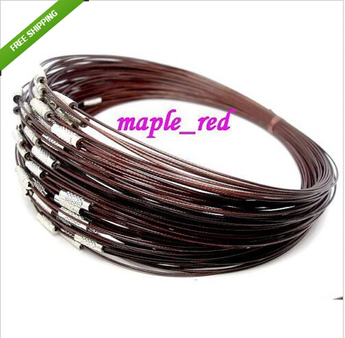 Memory Wire Cord Necklace Choker0022
