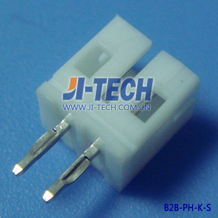 電気2.0ミリメートルピッチ電線対基板コネクタjstphシリーズ2ピンb2b-ph-k-sを通して- 穴保護ヘッダートップエントリータイプ仕入れ・メーカー・工場