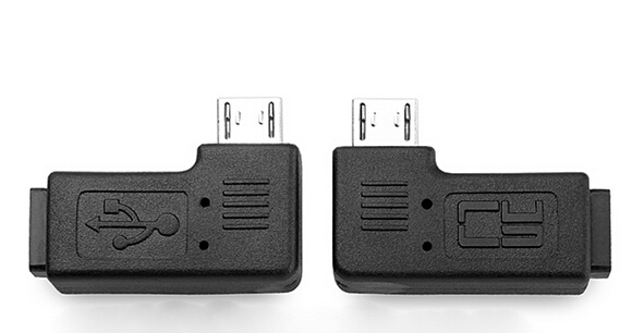 Usb2.0マイクロbオスマイクロb左90度のアダプタメスコネクタ仕入れ・メーカー・工場