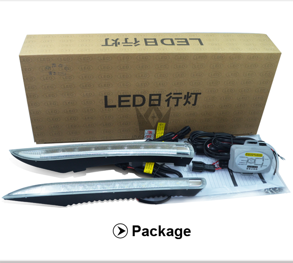 [車種専用設計]8連LEDデイライト付きFord Ecosport drl フォード デイライトledルノー デイライledヘッドライト問屋・仕入れ・卸・卸売り