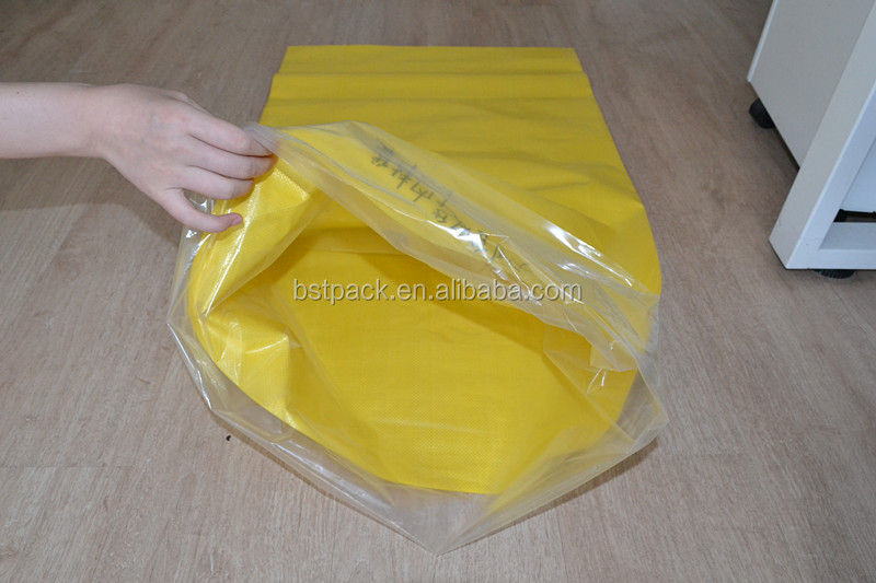2014 china new high quality plastic pp woven corn starch plastic bag