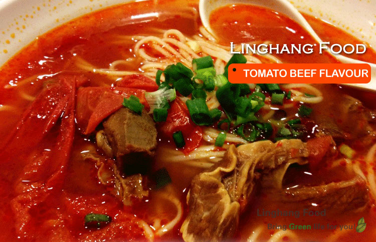 Instant Noodle Tomato Beef Organic instant noodles