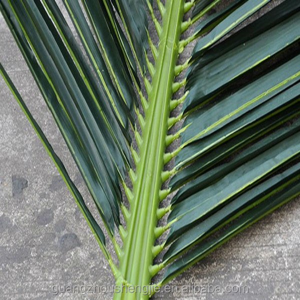 Q122808 Dried Palm Leaves Plastic Palm Leaves Roof High Quality