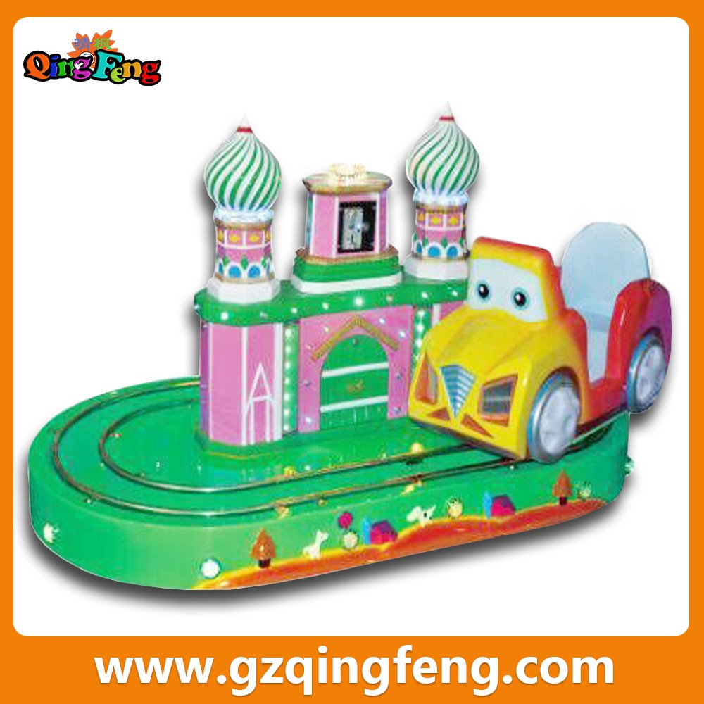 Qingfeng 2016 canton fair 20% off indoor gaming machine kiddie amusement rides train
