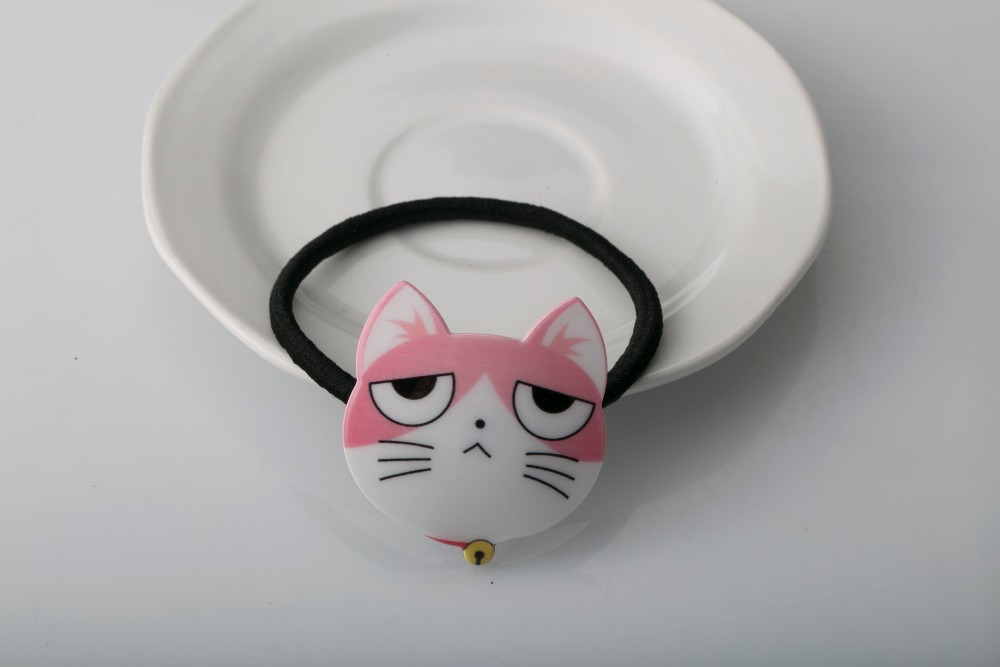 カラフルな猫形状ヘアアクセサリーかわいい子供ヘアゴムバンド動物漫画ヘアバンド仕入れ・メーカー・工場