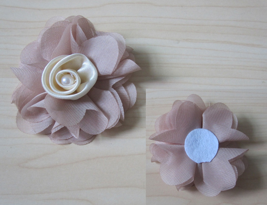 alibabaの熱い販売の高いqulitydecorativce安いシフォン生地シフォン髪の花のための結婚式の花の布問屋・仕入れ・卸・卸売り