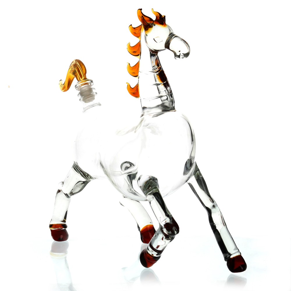 750ml Horse Shaped Wine Decanter Buy Animal Shaped Clear Glass