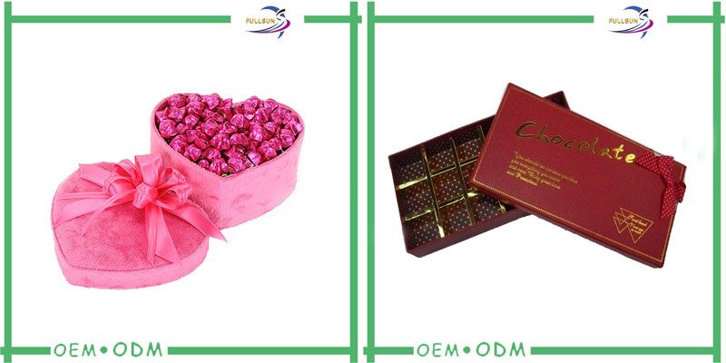 fancy design nice cute paper chocolate box wholesale