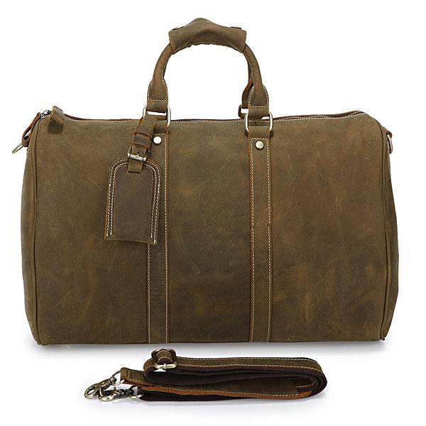Europe retro crazy horse leather travel bag for man handbag cross body ...