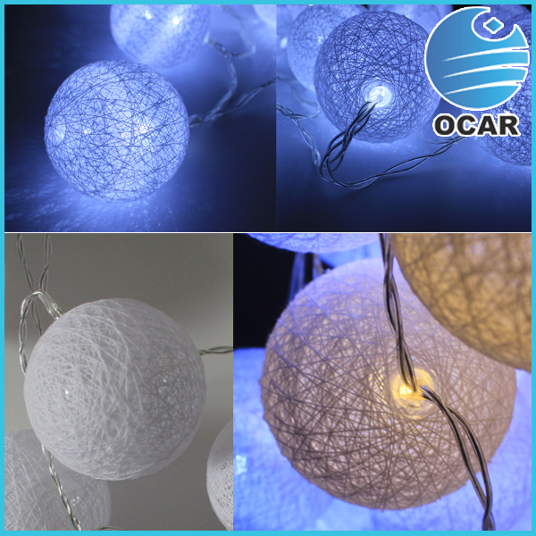 IncrÃvel decorar efeito alto brilho multi color led corda luz bola ...