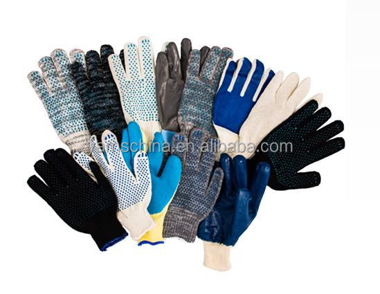 再生された黒い色染め6soe糸手袋特化したロシアに輸出問屋・仕入れ・卸・卸売り