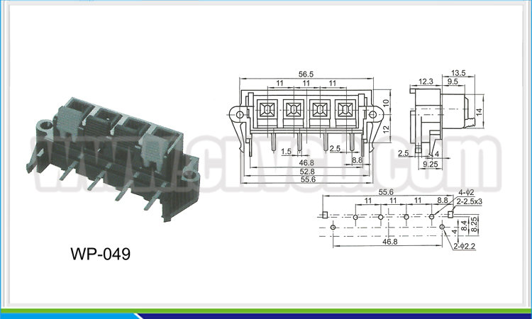 ユニバーサルwp-049zf164ピンの線クリップwp端子コネクタオーディオソケット仕入れ・メーカー・工場