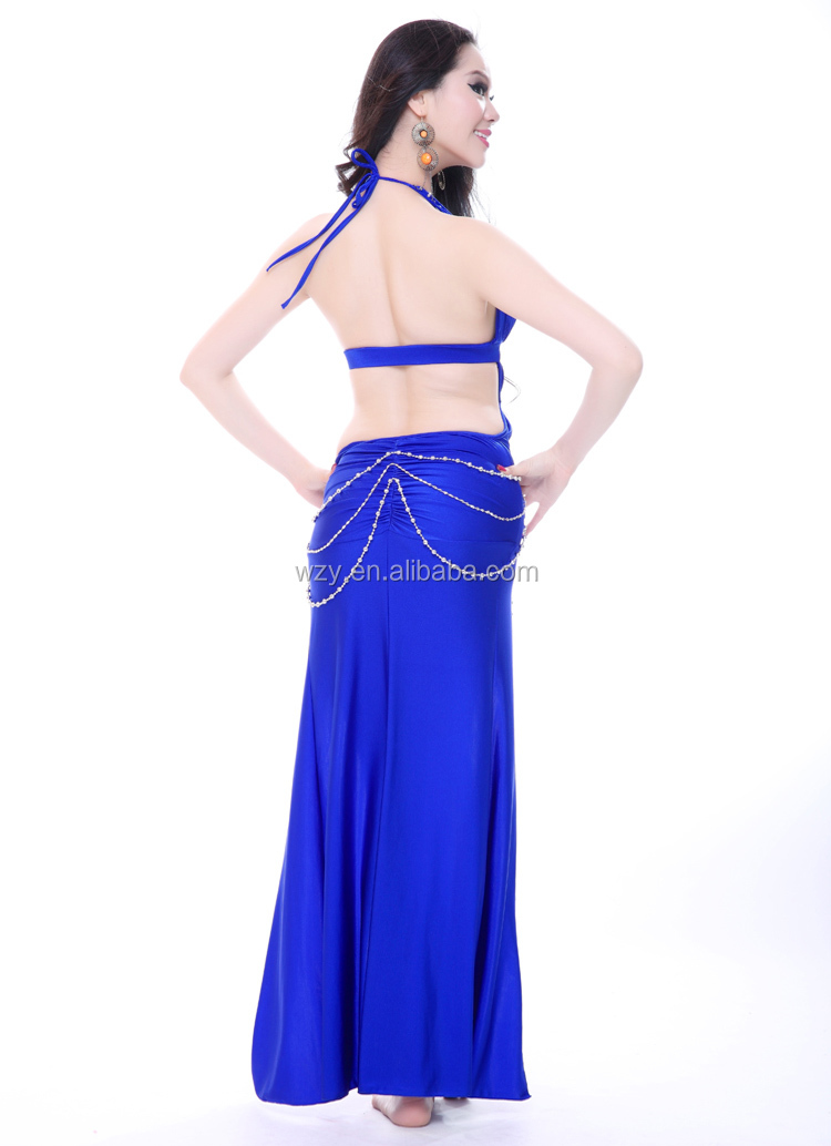 最新のセクシーなラテンスタイル2014年ベリーダンスのパフォーマンスの衣装/のドレス女性( qc2115)問屋・仕入れ・卸・卸売り