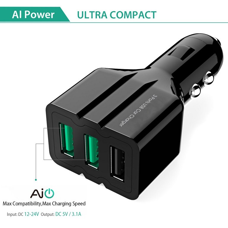 Aukey BR-C8Bluetooth ハンズフリーカーキット の ワイヤレス ステレオ オーディオ音楽受信機に建て mic付き デュアル仕入れ・メーカー・工場