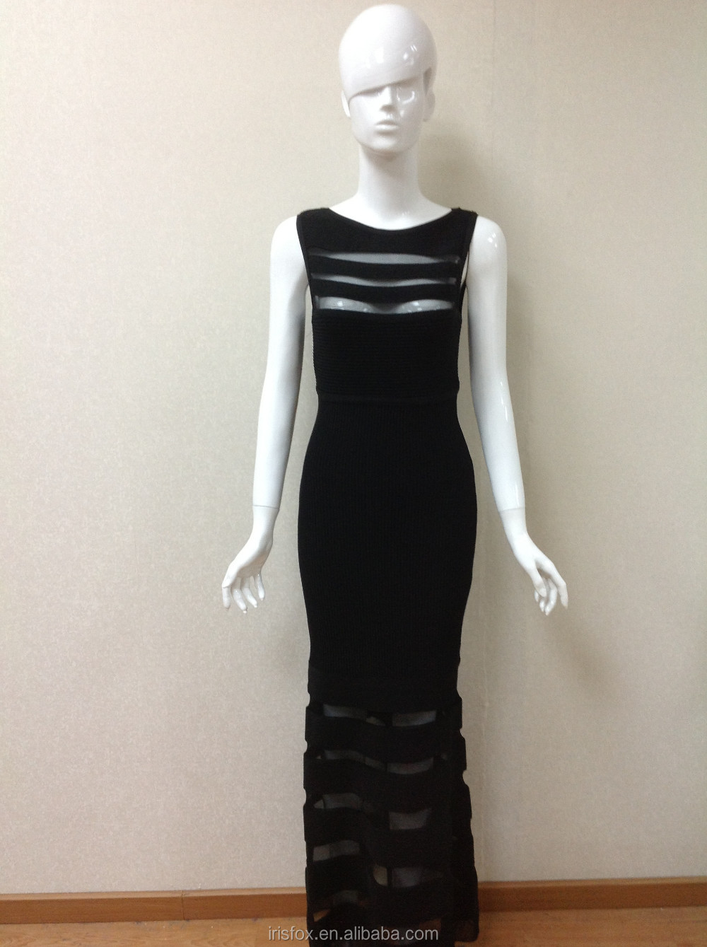 2016新しいファッションレディー女性マーメイドレッドメッシュロングイブニングドレス仕入れ・メーカー・工場