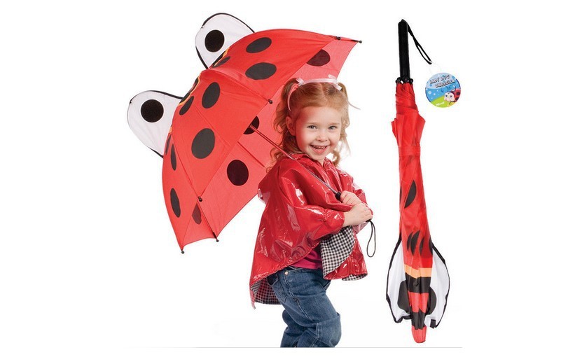 かわいいカラフルな動物の子供の雨の傘の詐欺師のハンドル付き問屋・仕入れ・卸・卸売り