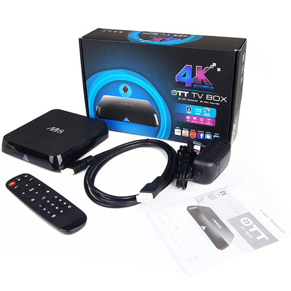 最高のクアッドコア4.4m8s802アンドロイドテレビボックスhdmixbmcを完全にロードされたアドオン4k2.4ghzの無線lan問屋・仕入れ・卸・卸売り