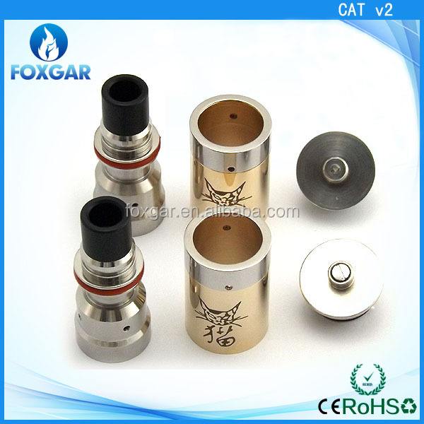 Foxgar Infinite cats atomizer 1:1 clone dry herb dripper magma atomic nucleus origen Cigreen cat atomizer