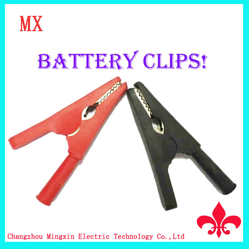 cilpバッテリー赤と黒ワニ口クリップワニクリップのための電気検査装置仕入れ・メーカー・工場