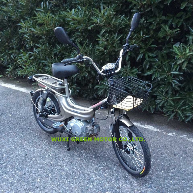 4 stroke moped with pedals
