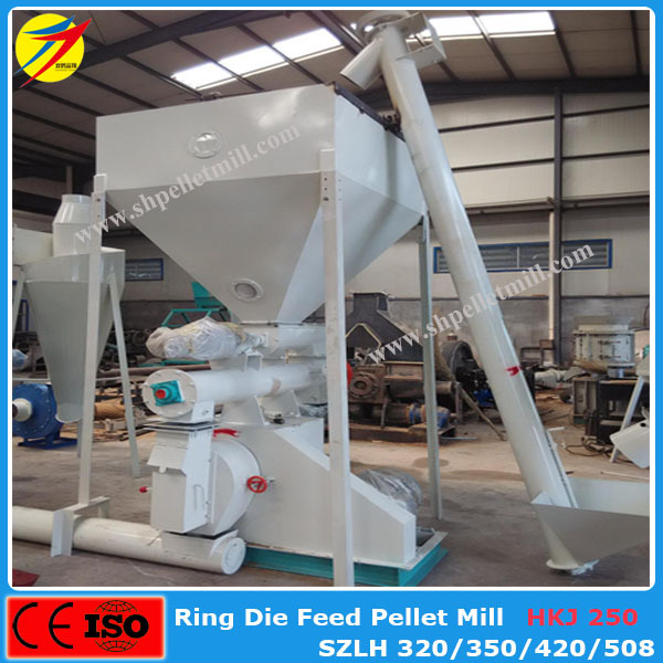 High capacity poultry feed pellet making machine