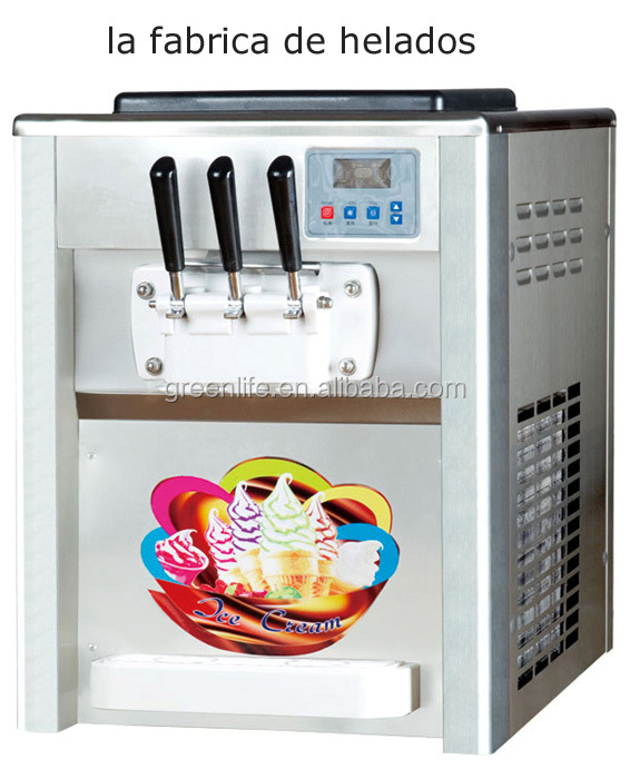 counter top soft serve ice cream machine by Chinese manufacturer