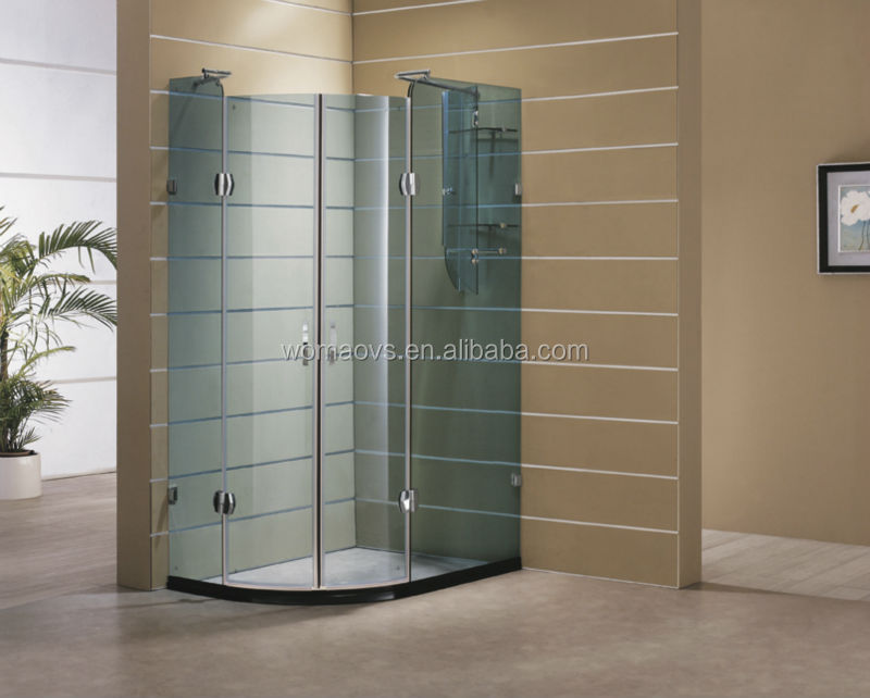 Y110 8mm gehard glazen schuifdeur bad met douche scherm voor Kleine Badkamer Zolder ~ Y110 8mm gehard glazen schuifdeur bad met douche scherm voor