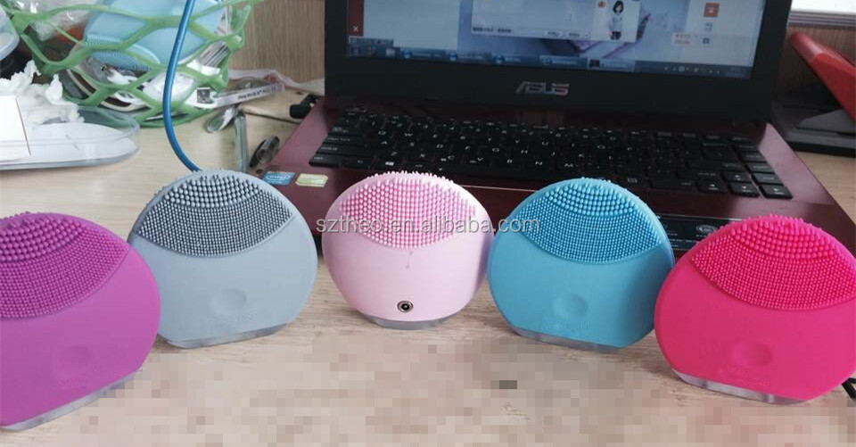 新製品の電気2014年フェイスブラシ洗顔マシンソニックフェイシャルブラシ問屋・仕入れ・卸・卸売り