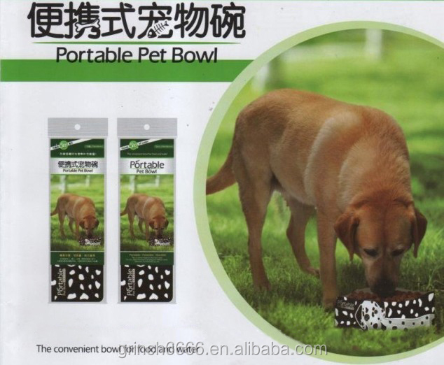 使い捨てのプラスチック製のポータブル安いペットボウル、 ペット旅行ボウル問屋・仕入れ・卸・卸売り