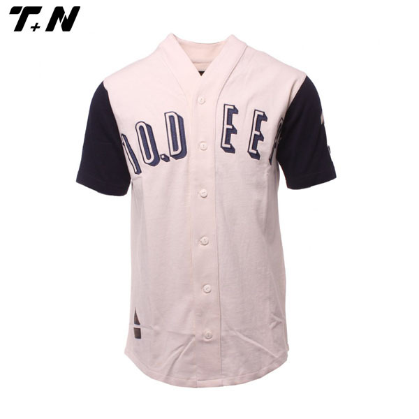 Source mens shirts Oem Custom New York Baseball Jersey sublimation  Embroidered Yankee men's Jersey applique stitched logo and number 100%  polyester on m.
