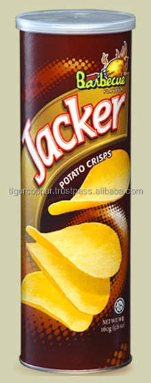 JACKER CRISPS ORIGINAL CANISTER 160G/JACKER POTATO CHIPS/JACKER POTATO SNACK