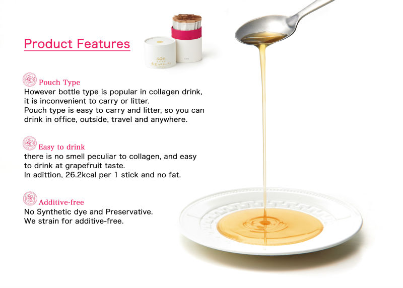 Easy to use and Japanese beauty collagen product with high performance made in Japan