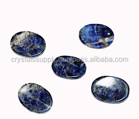 Sodalite Worry stone-Palm Stone-Massage Stone.jpg