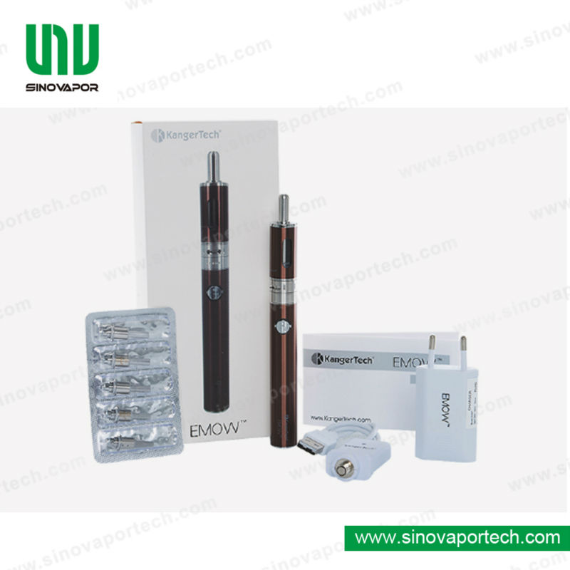 2014 Newest Kanger Emow kit kangertech emow starter kit emow mega with 1300mah high capacity battery