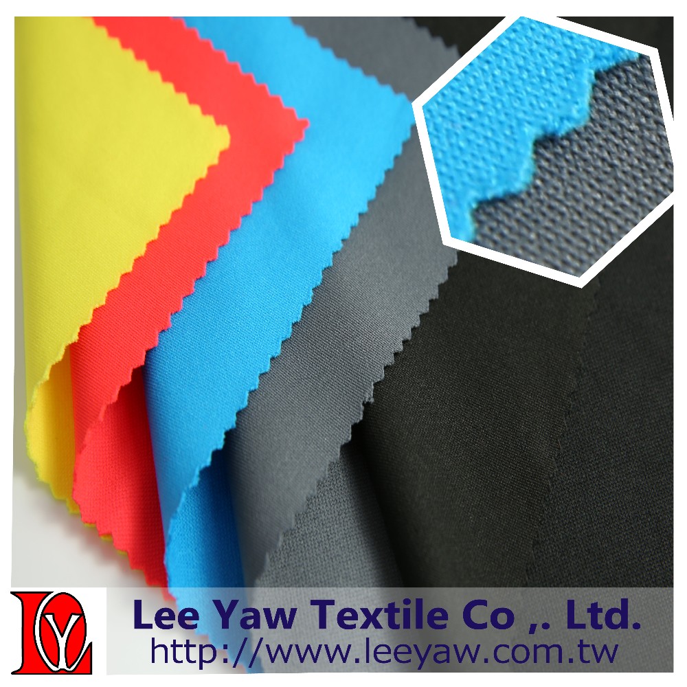 100 Polyester Interlock Pique Fabric With Mechanical 4 Way Stretch