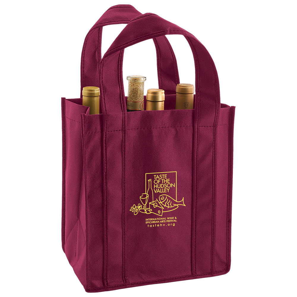 6 bottle wine tote bag