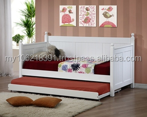 子供の寝室の家具、 白( シングルベッド、 の引き出しの胸、 ベッドサイドテーブル)仕入れ・メーカー・工場