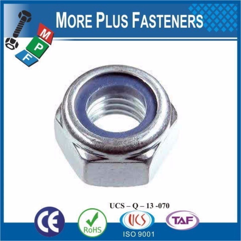 Made In Taiwan Nylon Insert Lock Nut Din 985 Iso 7040 Ansi B18 16 3m