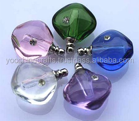 023-7水- dro- 形の香水ネックレスのペンダント、 クリスタル香水ペンダントネックレス、 香水瓶付きネックレス問屋・仕入れ・卸・卸売り