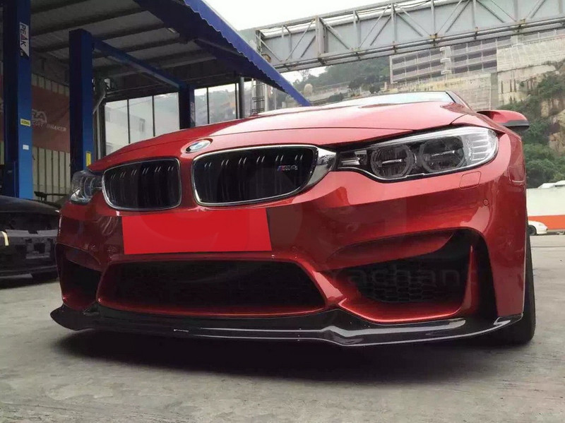 2014-2017 BMW F80 M3 F82 F83 M4 Vorsteiner Style Front Lip FRP (8).jpg