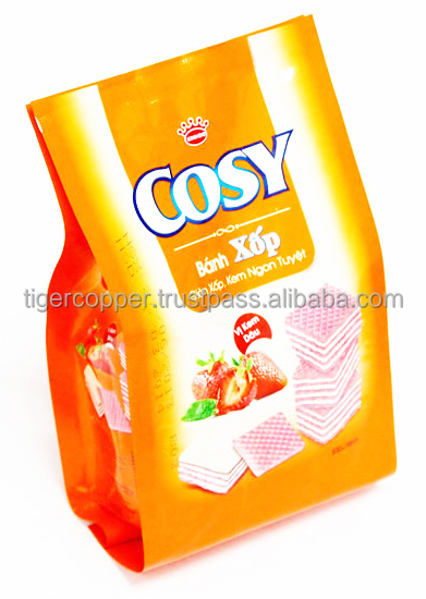 COSY WAFER CUBE STRAWBERRY CREAM BAG 120G