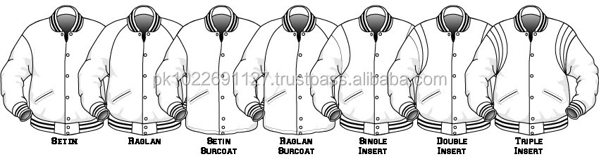 カスタム刺繍冬カレッジバーシティジャケット爆撃機/野球バーシティジャケット仕入れ・メーカー・工場