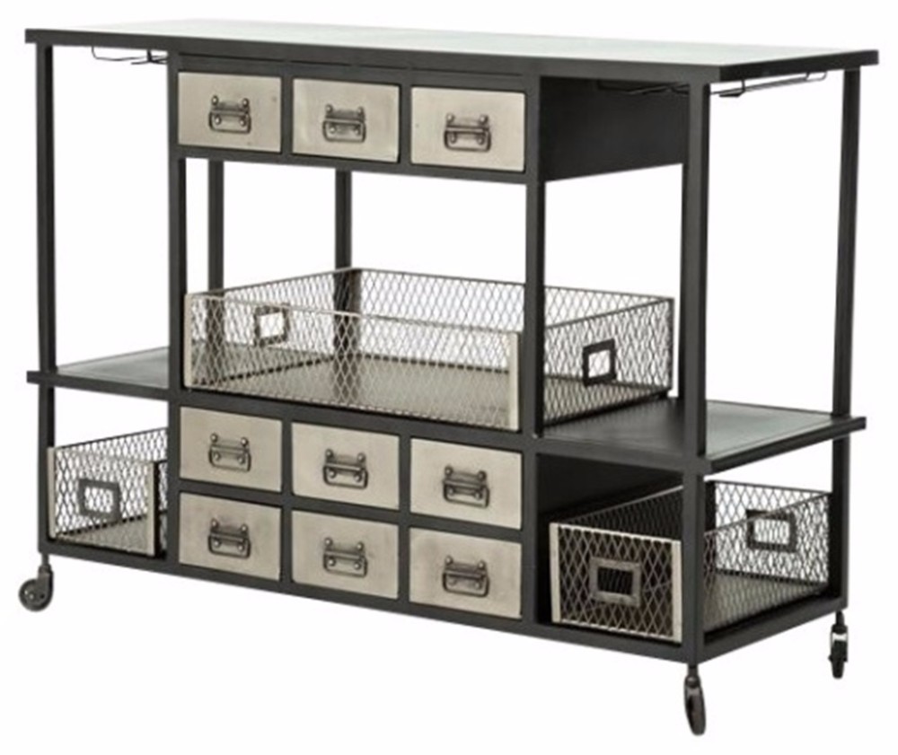 Industrial Rustic Metal Kitchen Cart/ Metal Trolley Buy Kitchen
