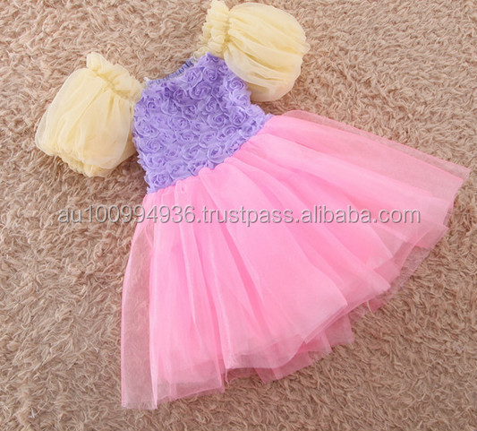 の少女のドレス、 赤ちゃんの虹のドレス、 chilrenチュチュドレス、 md-220仕入れ・メーカー・工場