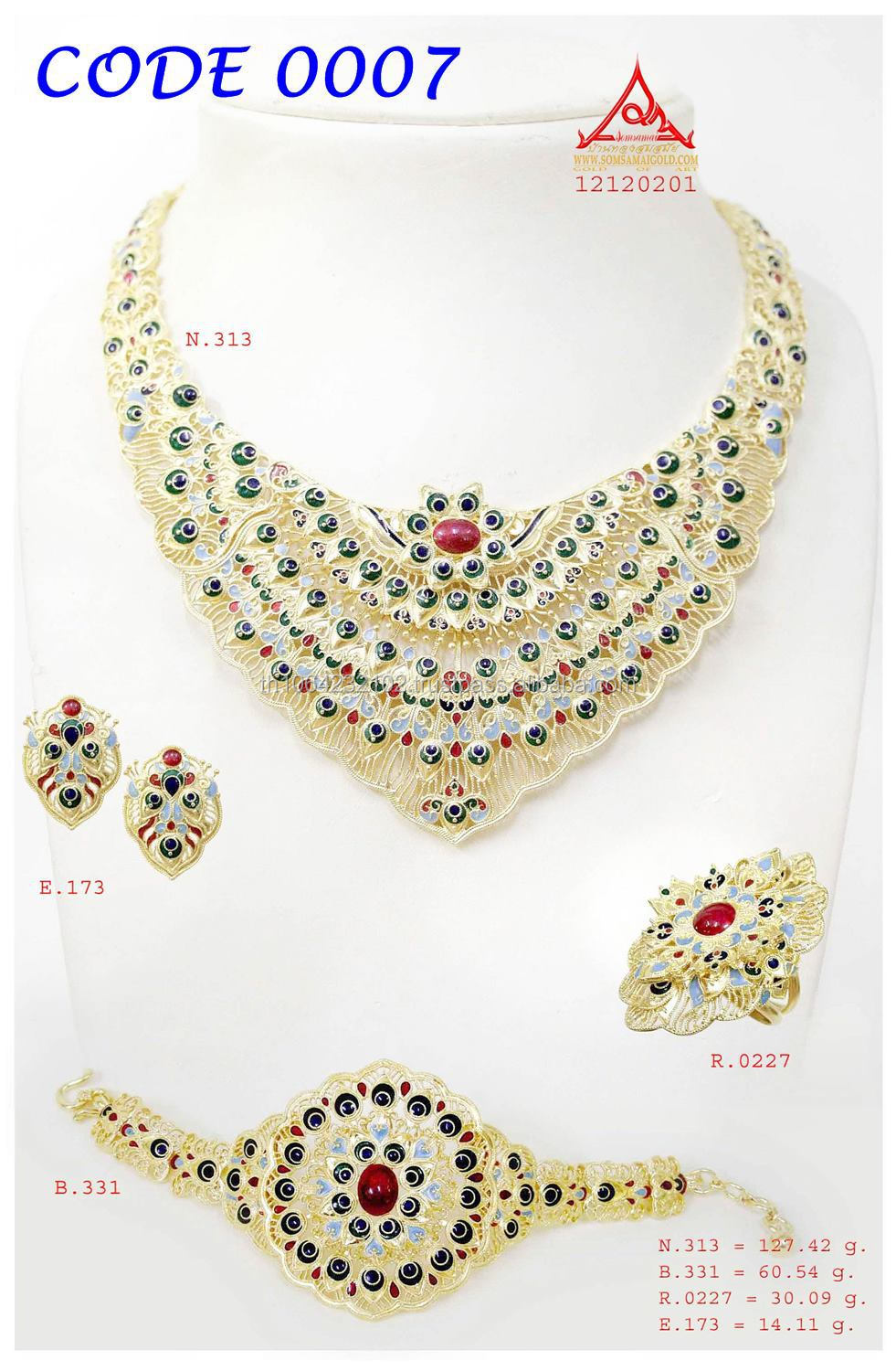 collier or thailandais collier or thailandais