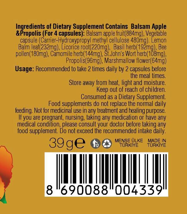 Bitter Melon Ingredients