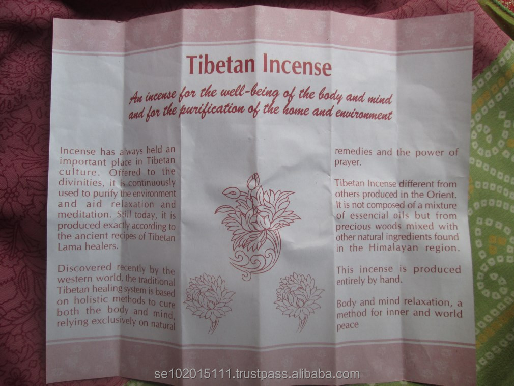 チベット天然ハーブ線香: クールーkulle癒しのお香は、 ストレスを和らげ問屋・仕入れ・卸・卸売り