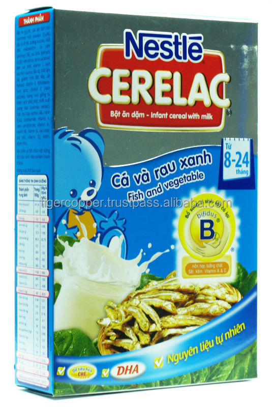 NESTLE CERELAC NUTRITIOUS RICE WITH MILK INFANT CEREAL WITH MILK BOX 200G